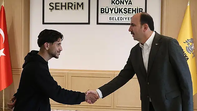 Başkan Altay o kahramanla buluştu!