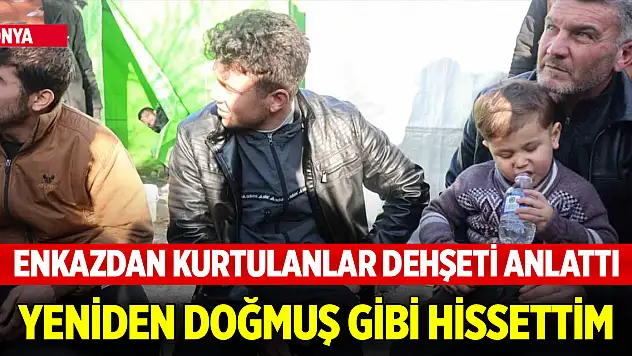Konya'da 4 katlı binanın enkazından kurtulanlar dehşeti anlattı! Yeniden doğmuş gibi hissettim