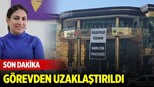 Son dakika! Siirt Belediye Başkanı Sofya Alağaş geçici olarak görevden uzaklaştırıldı