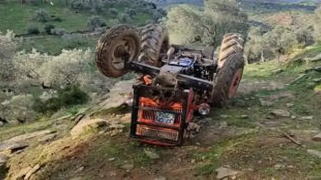 Devrilen traktörün altında kalan çiftçi hayatını kaybetti