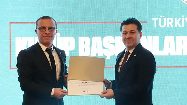 Konya'daki spor kulübüne ödül