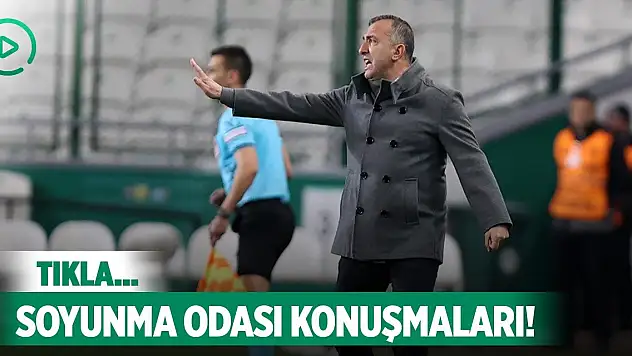 Konyaspor'da Recep Uçar'ın motivasyon konuşması!