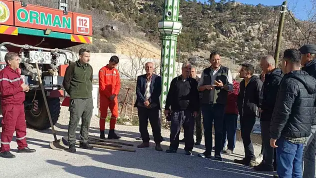 Beyşehir'de orman yangınları ile mücadele için seferberlik
