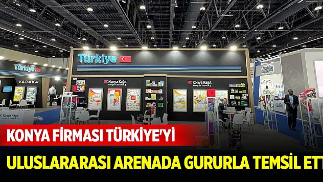 Konya firması Türkiye'yi uluslararası arenada gururla temsil etti