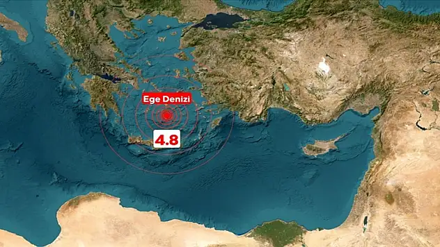 AFAD duyurdu... Ege Denizi'nde peş peşe deprem