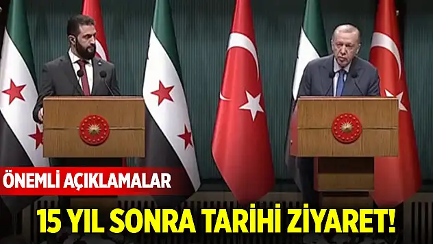 15 yıl sonra tarihi ziyaret! Terörle Mücadelede Suriye'ye Destek Sağlamaya Hazırız