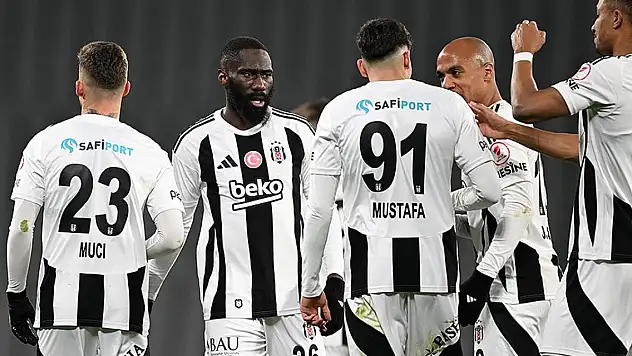 Beşiktaş, Türkiye Kupası'nda çeyrek final yolunda avantaj yakaladı