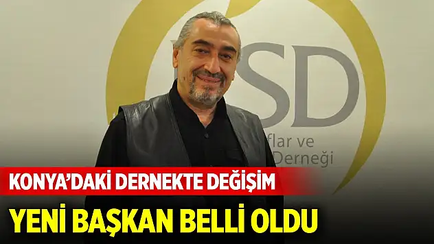 Konya'daki dernekte görev değişimi... Yeni başkan belli oldu