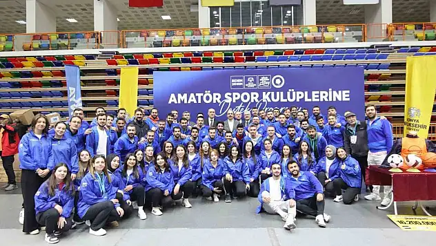 Konya'da amatör spor kulüplerine 16 milyon liralık malzeme desteği
