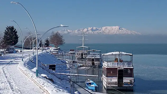 Konya'nın denizinde kartpostallık görüntü