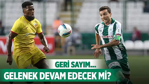 Konyaspor geleneği sürdürmek istiyor!