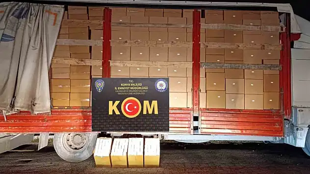 Konya'daki kamyonda ele geçirildi!