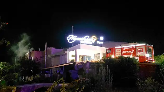 Samsun'da restoran yangını