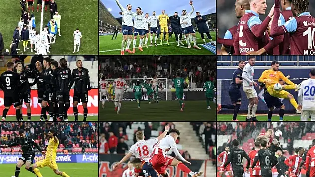 Süper Lig'de haftanın görünümü... Galatasaray 57 puanla liderliğini sürdürdü