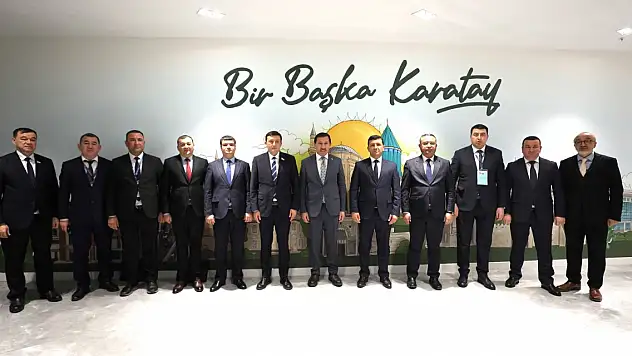 Özbekistanlı heyetten Başkan Kılca'ya ziyaret