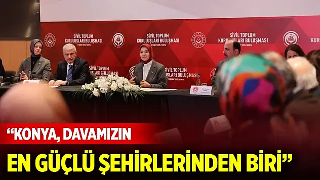 Bakan Göktaş: Konya, davamızın en güçlü şehirlerinden biri