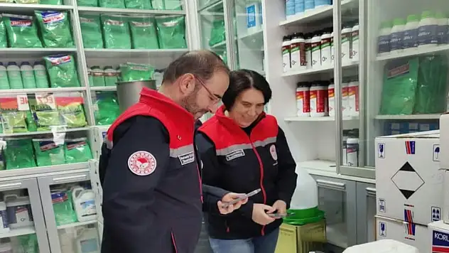 Konya'nın Bozkır ilçesinde gübre bayileri denetlendi