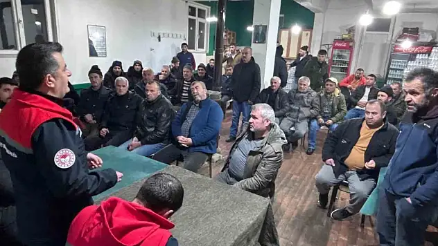 Bozkır'da çiftçilere eğitim verildi