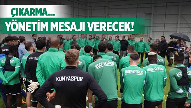 Konyaspor'da yönetimden Kayacık'a çıkarma!