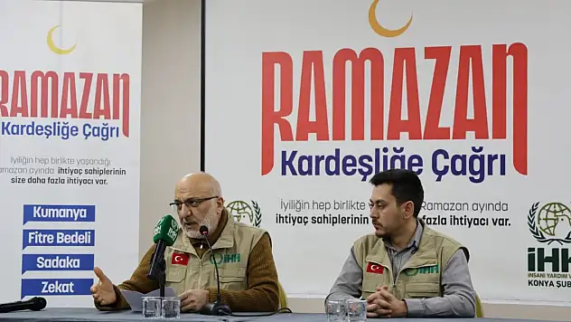 İHH Konya Şubesi'nden Ramazan 2025 Seferberliği