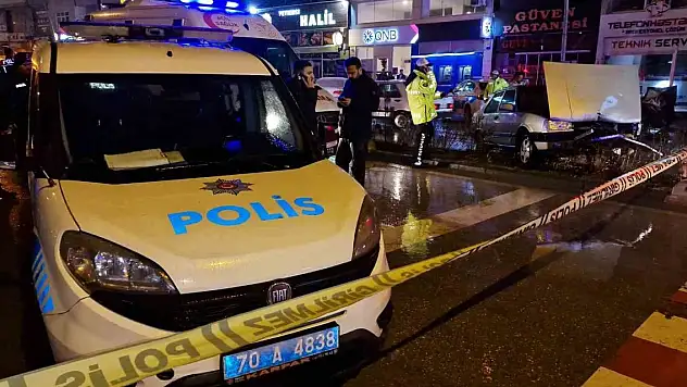 Kaza yapan alkollü sürücü, bindirildiği ekip otosunda silahla kendini vurdu
