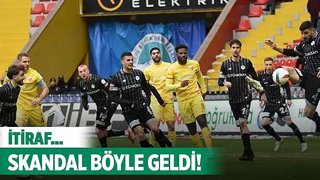 Konyaspor'un puanı böyle elinden alındı!