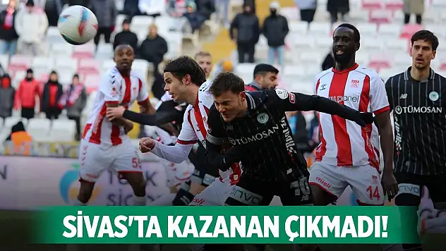 Konyaspor 1 puana razı oldu!
