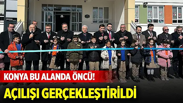 Konya bu alanda öncü! O mahallede açıldı
