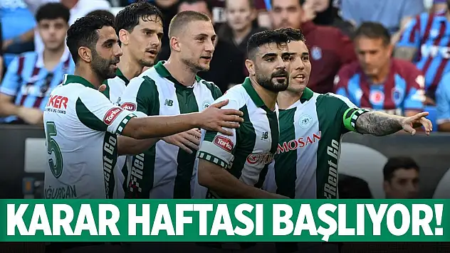 Konyaspor'da karar haftasına giriliyor!