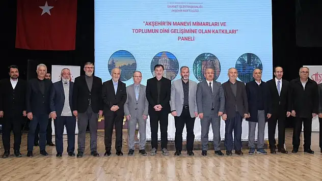 Manevi Mimarlar paneli düzenlendi