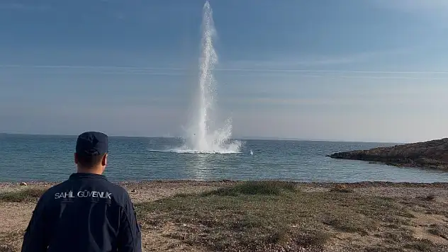Denizde mayın bulundu!