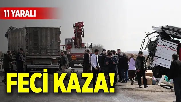 Feci kaza! 11 yaralı