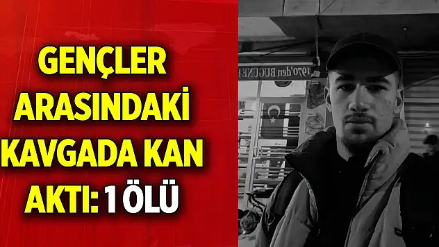 Tokat'ta gençler arasındaki kavgada kan aktı: 1 ölü