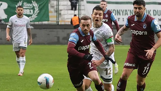 Bir darbe de Konyaspor'dan... Trabzonspor, deplasmanda 31 puan kaybetti