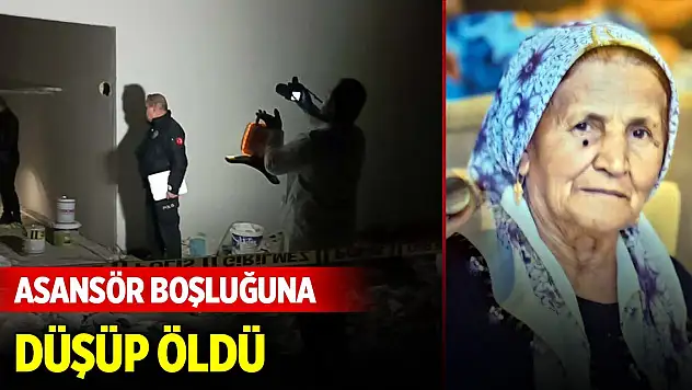 Apartmana eşya götürüyordu.... Asansör boşluğuna düşüp öldü