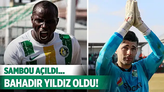 Konyasporlu iki oyuncu maça damga vurdu!