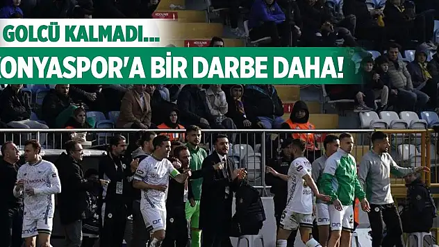 Konyaspor'a bir darbe daha!