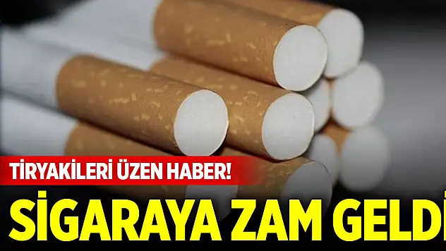 Tiryakileri üzen haber! Bir sigara grubuna daha zam geldi