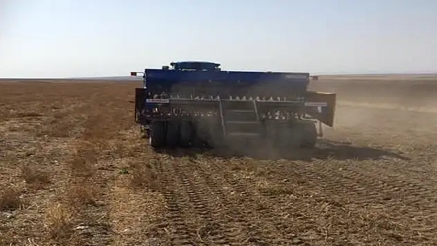Konya Kulu'da 2025 yılı baklagiller ekimi başladı
