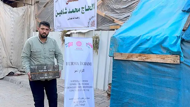 Gazzeli mazlumlara hurma ikram edildi