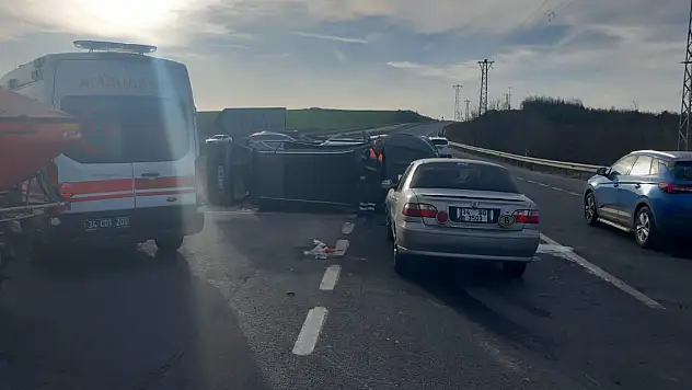 Cip ile otomobil çarpıştı: 1 ölü, 4 yaralı