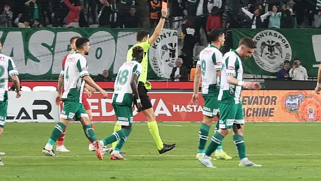 Konyasporlu  Melih Bostan kırmızı kart sonrası ilk kez konuştu