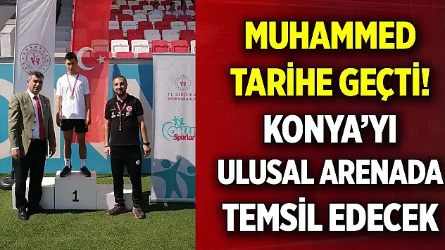 Muhammed Eren Uysal tarihe geçti! Konya'yı ve kulübünü ulusal arenada temsil edecek