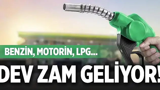 Benzin, motorin, LPG... Dev zam geliyor!