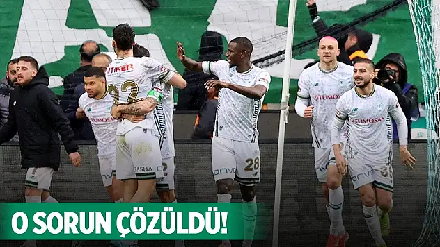 Konyaspor'da o sorun çözüme kavuştu!