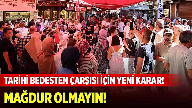 Konya Tarihi Bedesten Çarşısı için yeni karar! Mağdur olmayın