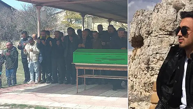 Trafik kazasında ölen Emre'ye acı veda