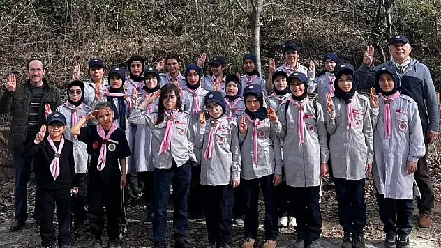 Konya'da izciler kamp deneyimi yaşadı