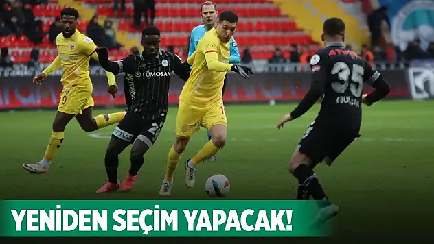 Konyaspor'da Recep Uçar'ın zorlu tercihi!