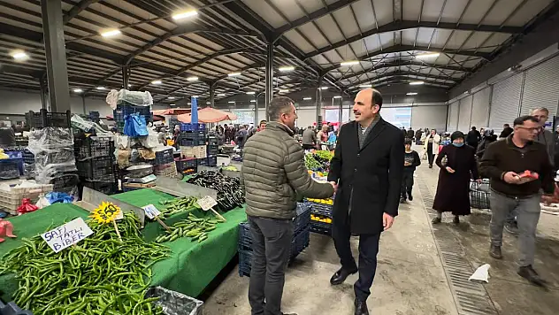 Başkan Altay'dan esnaflara ziyaret